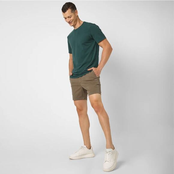 Bearbottom Stretch Chino Shorts M Desert 5.5" Inseam NWT - Picture 7 of 7